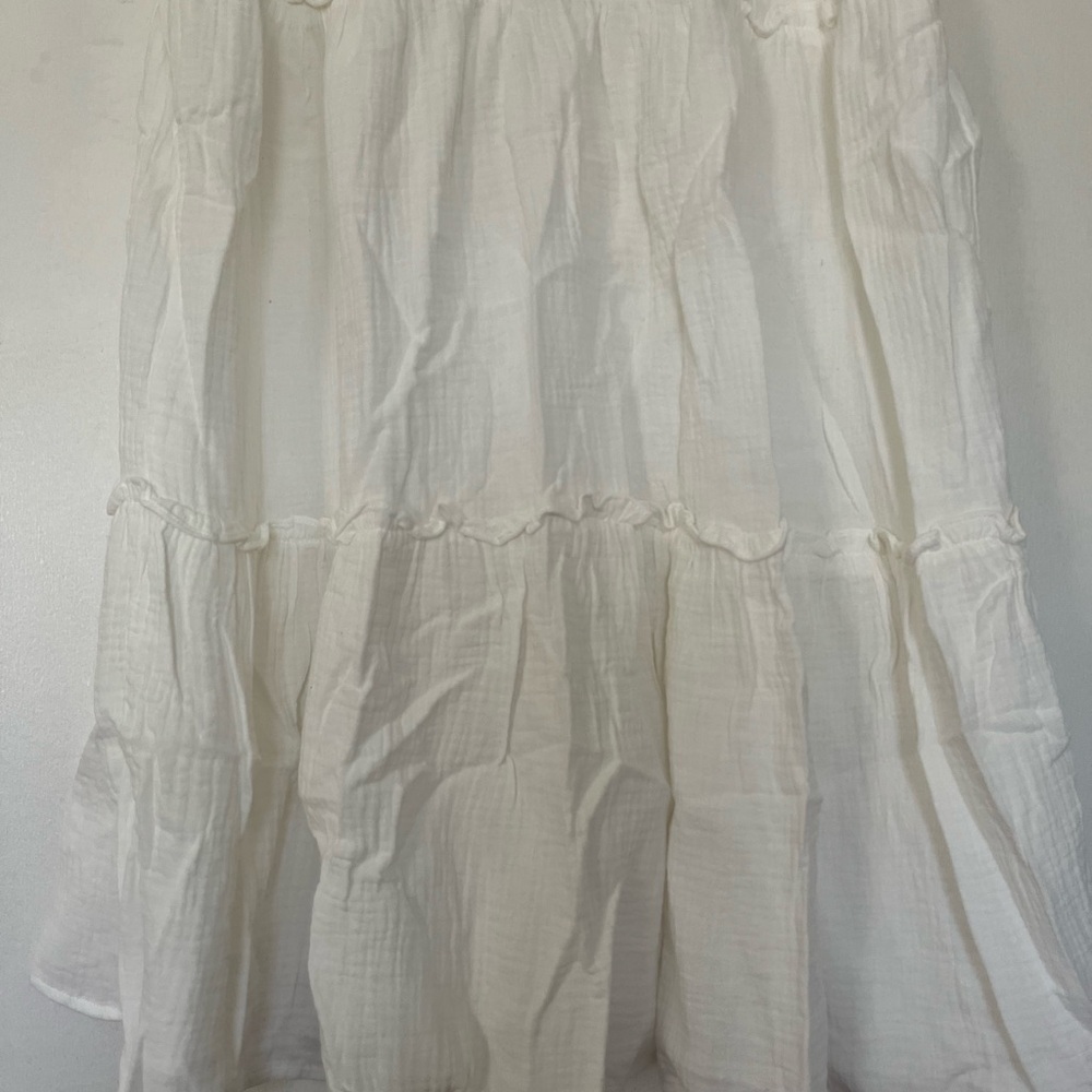 Tuckernuck White Lightweight Gauze Dress - Picture 3 of 4